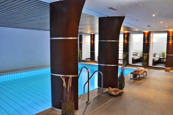 Modern Wellness area with swimming pool